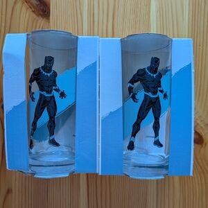 Marvel Black Panther Drinking Glasses